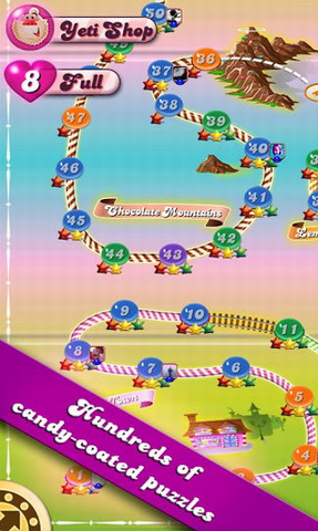 candy crush游戲截圖