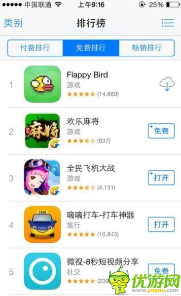 Flappy Bird開發(fā)者將游戲下架 稱壓力太大