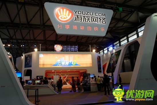游族展臺(tái)ChinaJoy現(xiàn)場首曝 戰(zhàn)艦與小天鵝