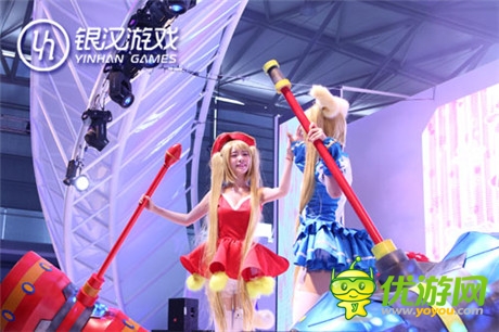 耀舞耀時(shí)尚 2014ChinaJoy銀漢游戲展臺(tái)采風(fēng)