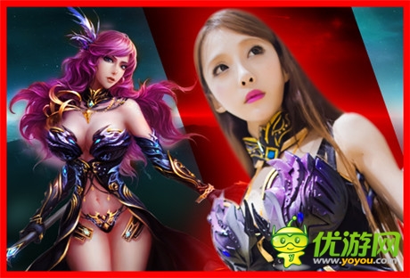 3D純暗黑《地牢女王》神級cos與原畫大比拼