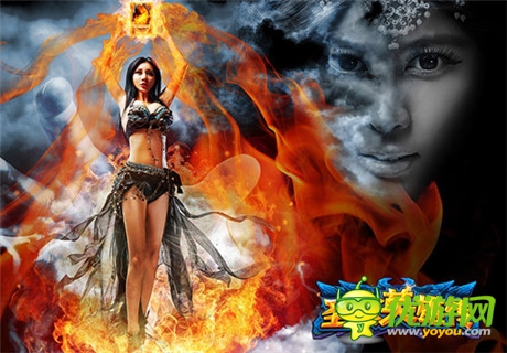 五大女神胸殺《圣火英雄傳》靜態(tài)電影首映