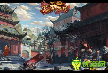 《笑傲江湖3D手游》主機動作風(fēng)格 打造剛猛少林派