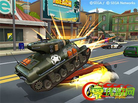 掌趣大陸?yīng)毚鶶EGA手游大作《瘋狂出租車：都市狂飆》