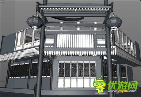 還原經(jīng)典場(chǎng)景《仙劍客?！穲?chǎng)景3D搭建圖曝光